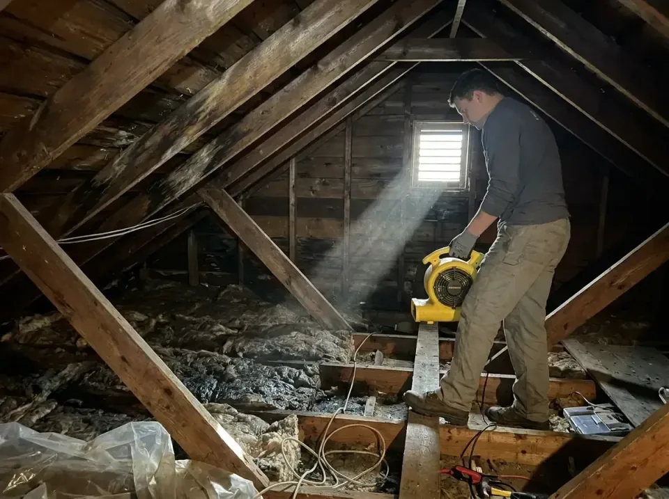 attic-water-damage-drying-proc-007 — frequently asked questions, Emergency Water Extraction & 24/7 Flood Response in Macopin…